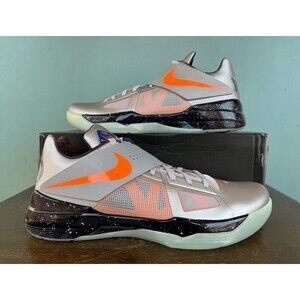 Nike Zoom KD 4 "Galaxy" 2024 Silver Basketball Shoes Men's Size 15 FD2635-001